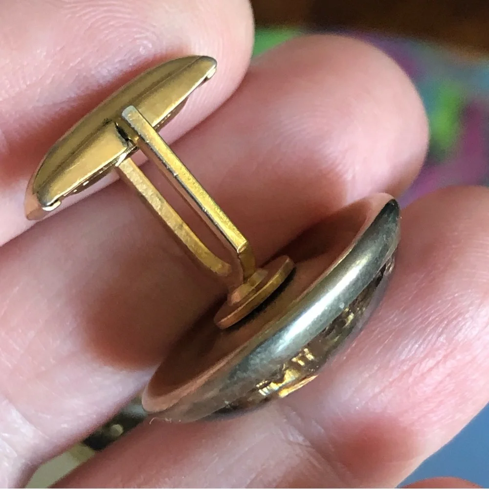 Vintage 60s Sarah Coventry Balinese dancers cuff links